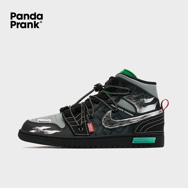 Future New Year Unisex Jordan 1 Mid CNY Custom PANDAPRANK