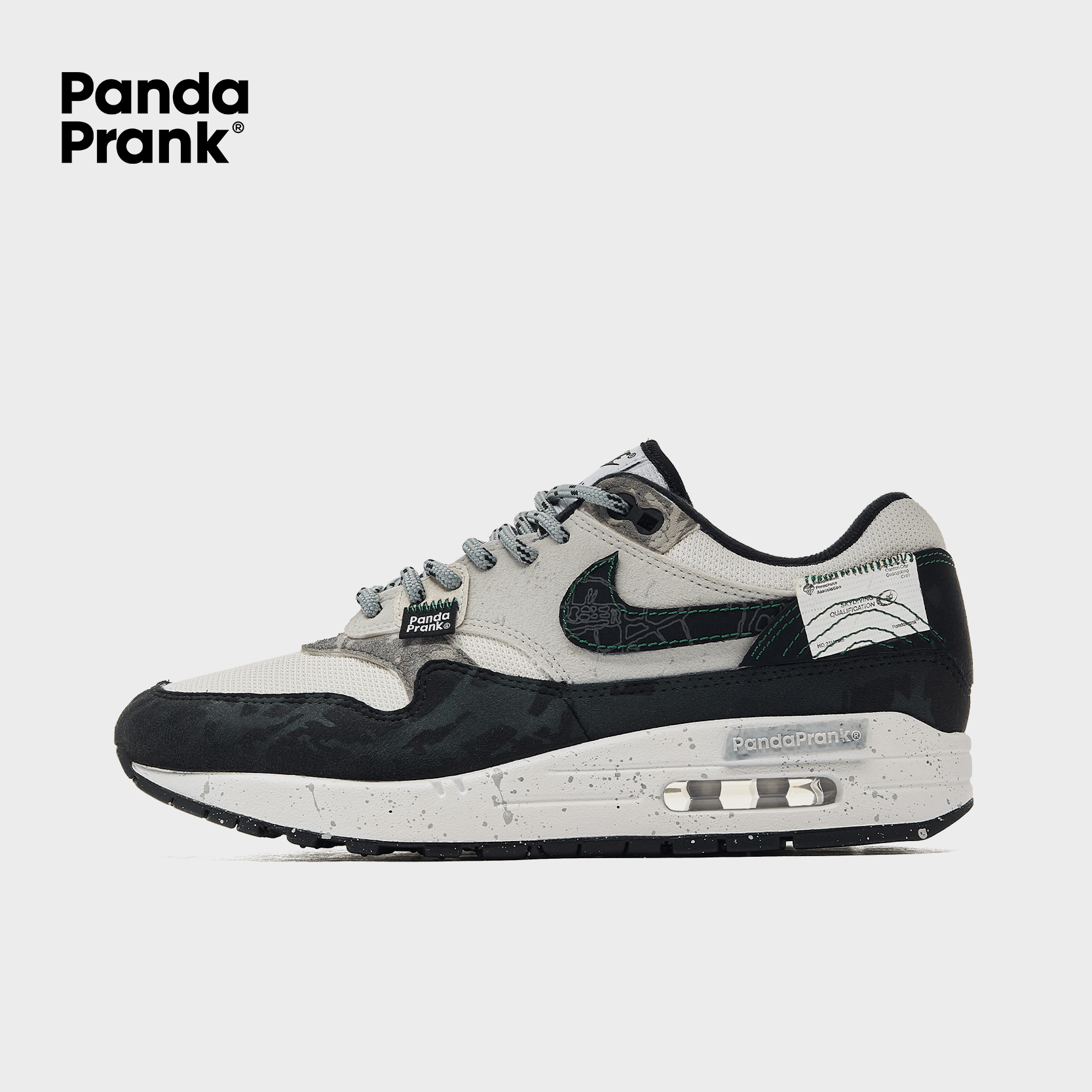 Strolling the Clouds Men s Air Max 1 Custom PANDAPRANK