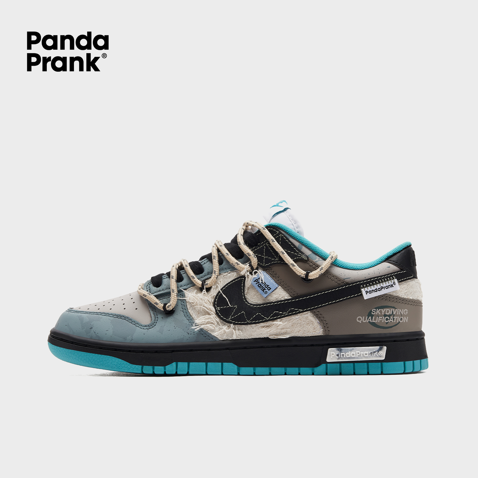 Foggy Field Unisex Dunk Low Custom PANDAPRANK