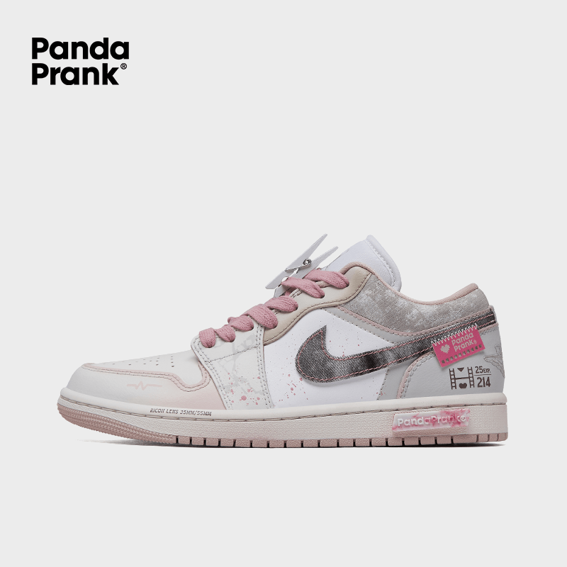 peach air jordan ones