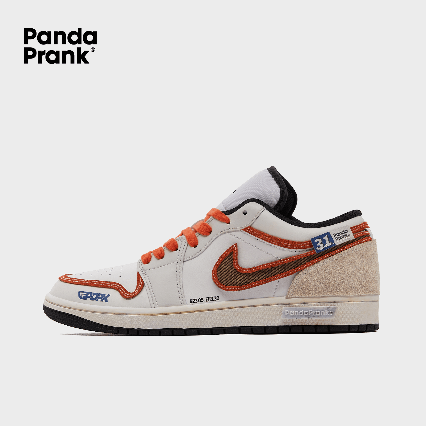 Wind Whisk Men's Jordan Low Custom – PANDAPRANK - Main Image