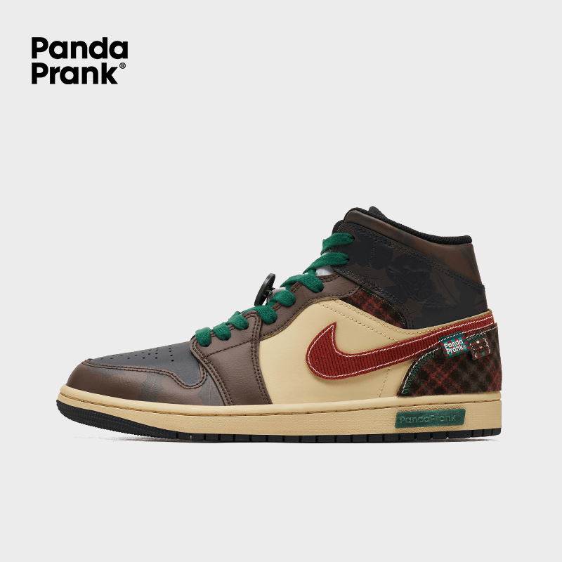 Winter Holly Men's Jordan Mid Custom – PANDAPRANK