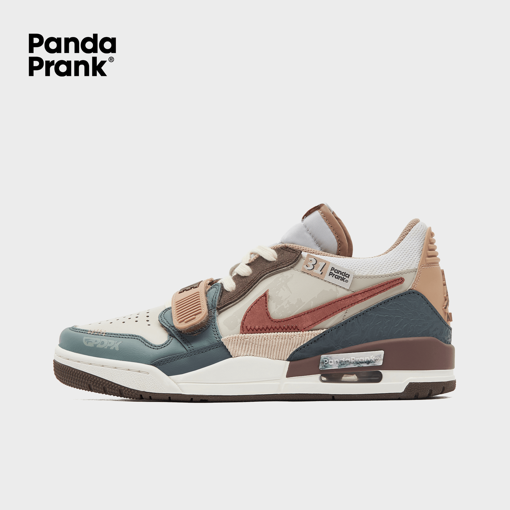 Sunset Wings Men s Jordan Legacy 312 Custom Kicks Premium Skate Shoe US 7 Beige