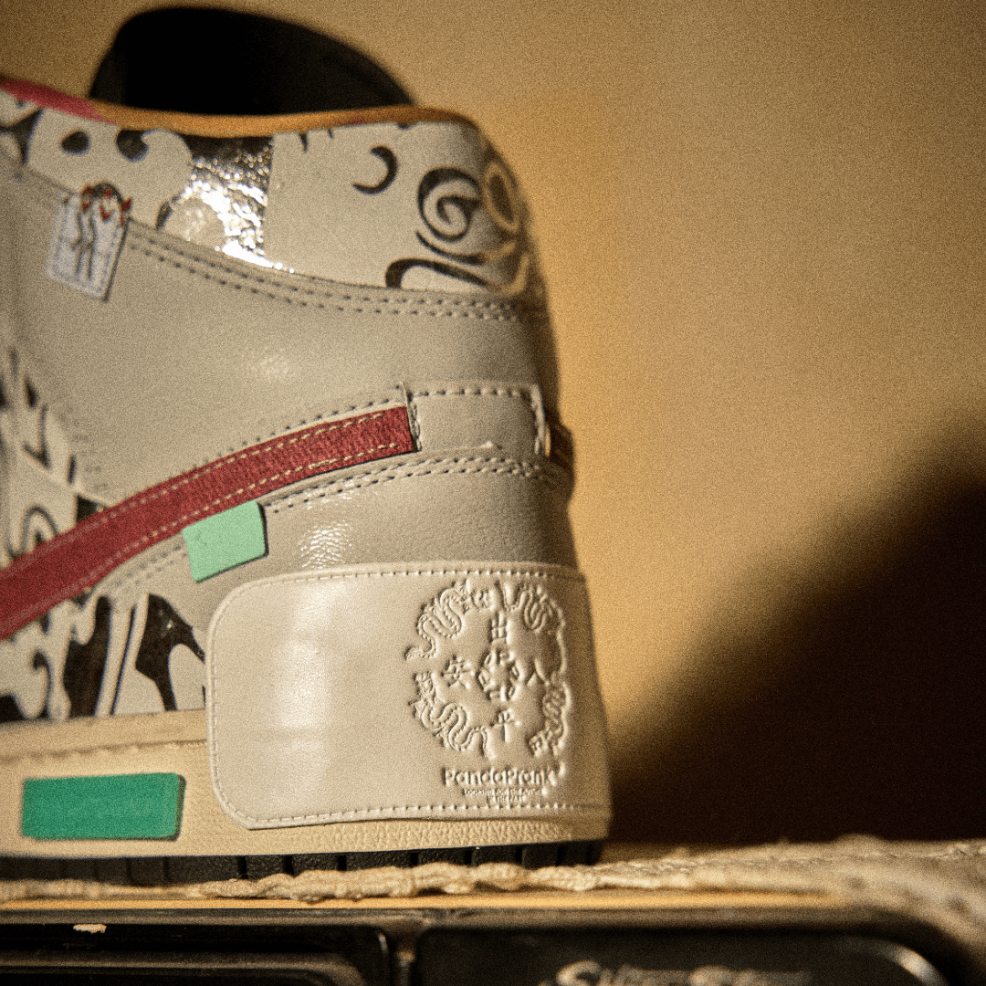 Silver Patterns - Men's Jordan 1 Mid CNY Custom