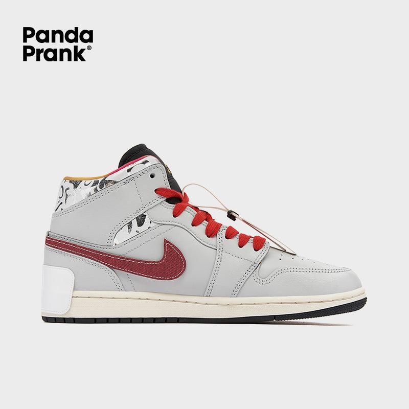 Silver Patterns - Men's Jordan 1 Mid CNY Custom