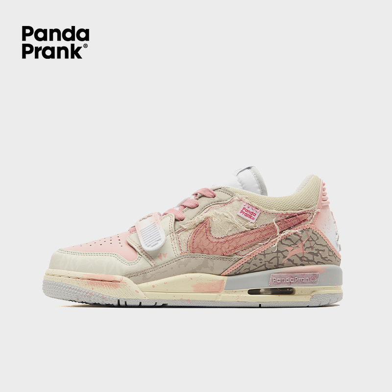 Pink Line - Women's Jordan Legacy 312 Custom