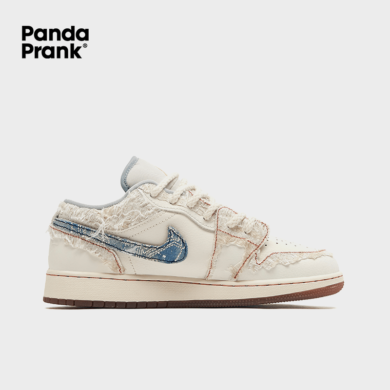 Intertwined Branches - Women's Jordan 1 Low Custom – PANDAPRANK