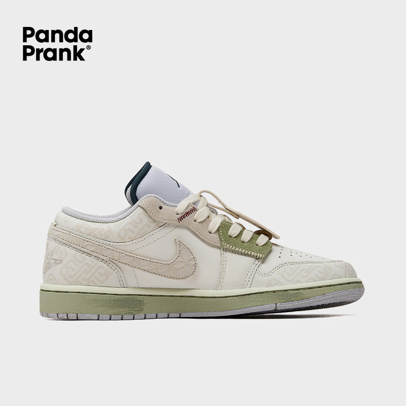 Serpent Swallowing Gold - Men's Jordan 1 Low