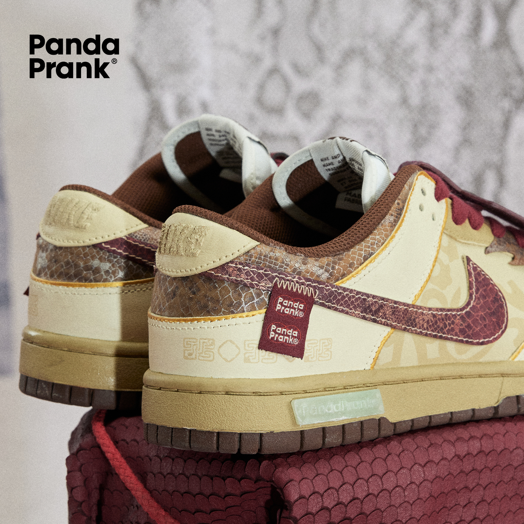 Golden Snake Fortune - Women's Dunk Low Custom