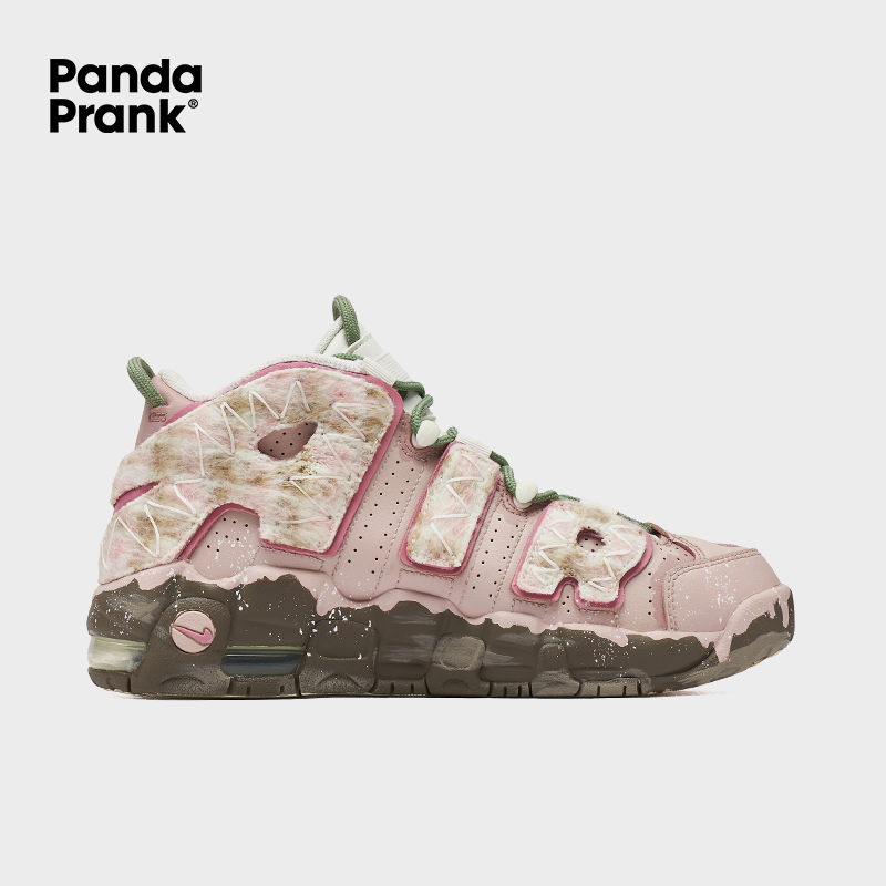 Rosy Charm - Women's Air More Uptempo Custom