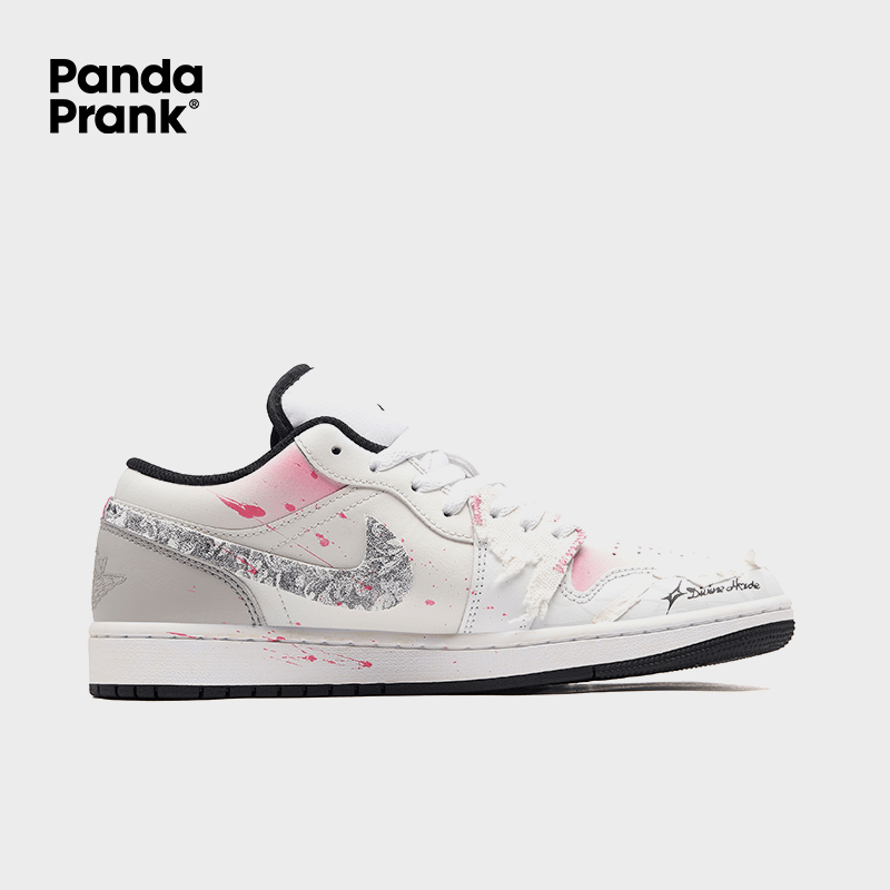 Misty Haze - Men's Jordan 1 Low Custom – PANDAPRANK