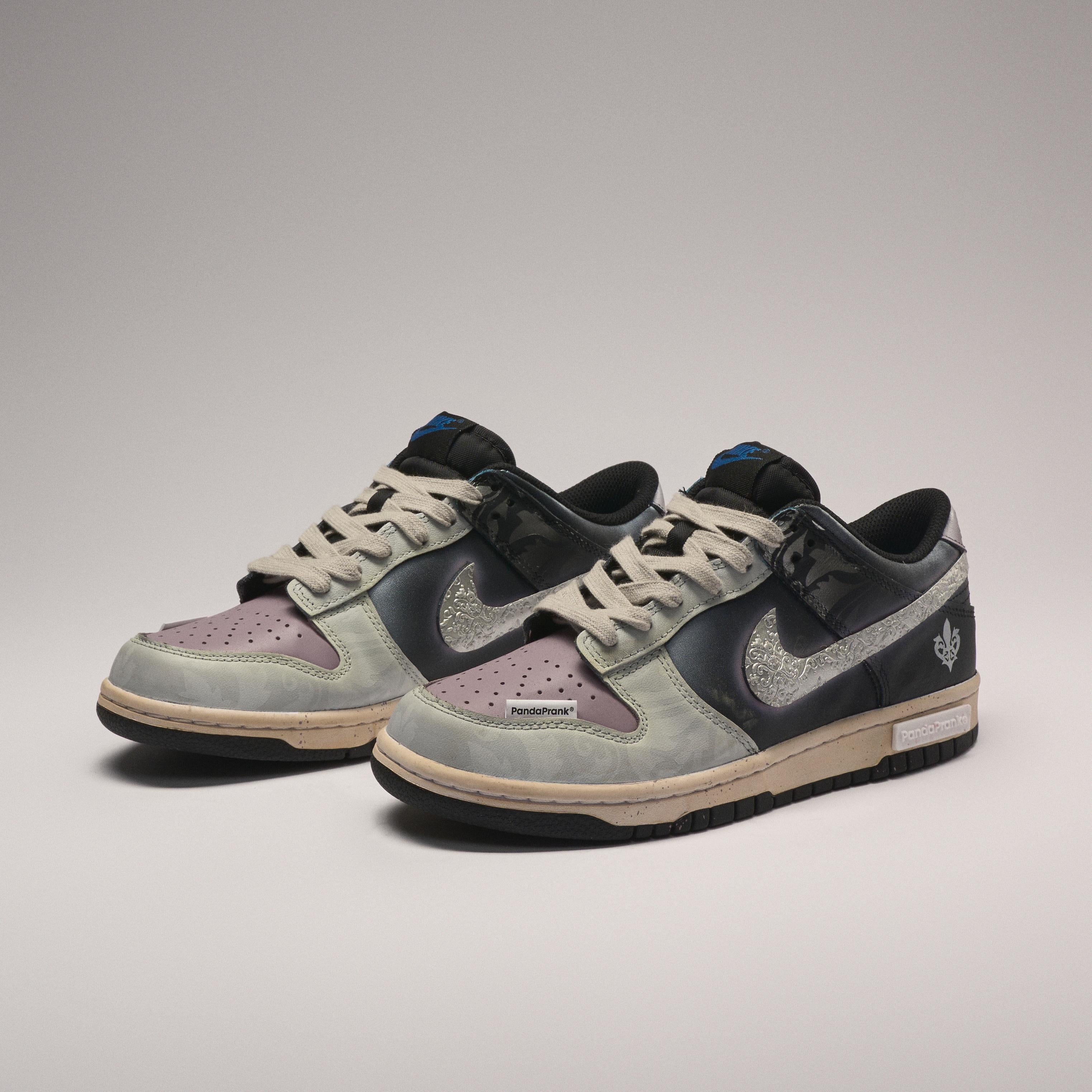 Silver Knight - Women's Dunk Low Custom