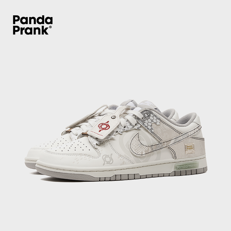 Silver Snake - Men's Dunk Low Custom