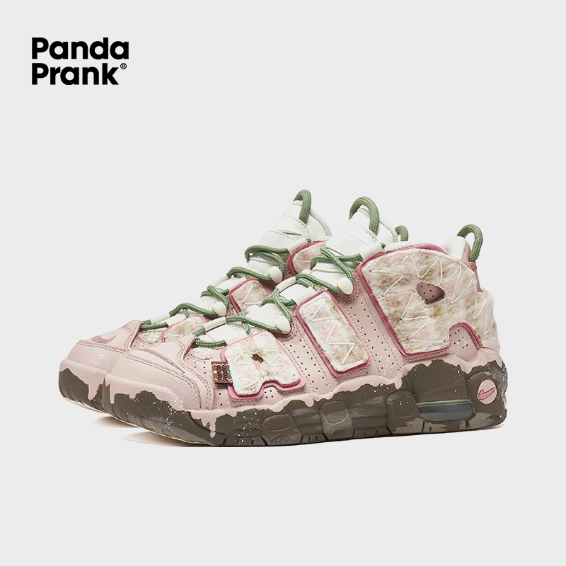 Rosy Charm - Women's Air More Uptempo Custom