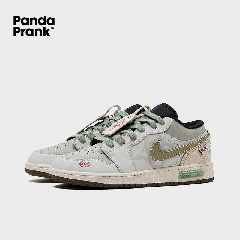 Green Rhyme- Women's Air Jordan 1 LOW