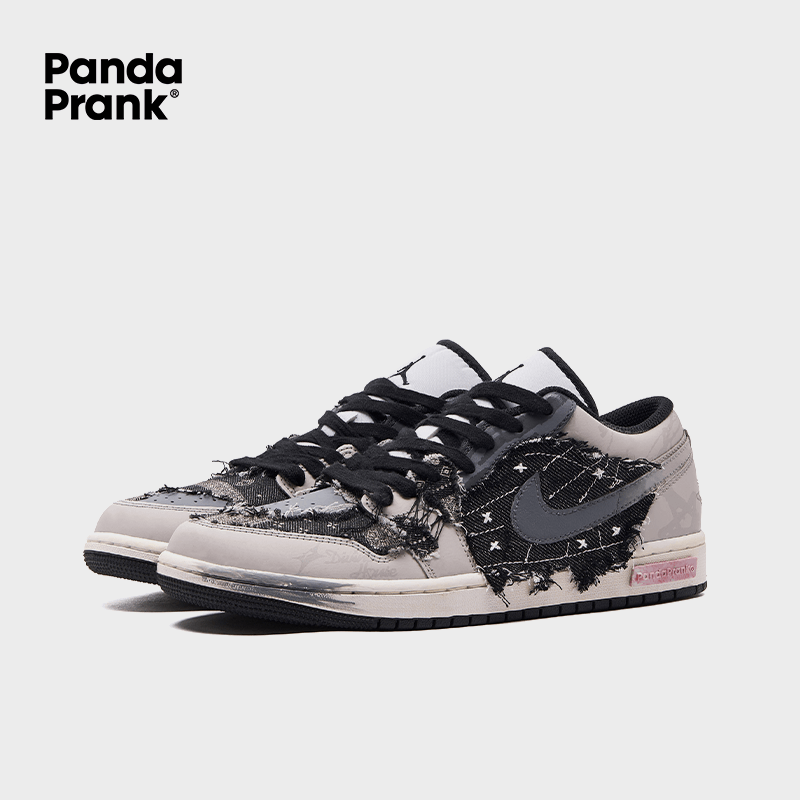 End of Fate Men s Jordan 1 Low Custom PANDAPRANK