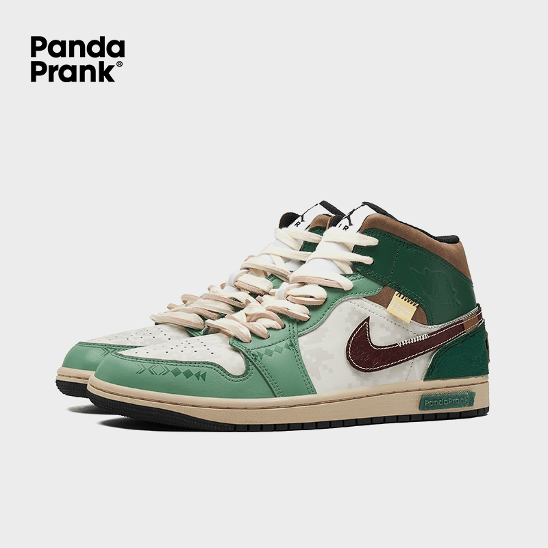 Twilight Winter - Men's Jordan 1 Mid Custom – PANDAPRANK