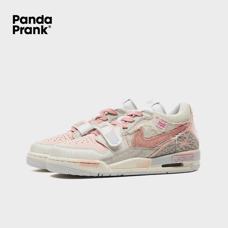 Pink Line - Women's Jordan Legacy 312 Custom