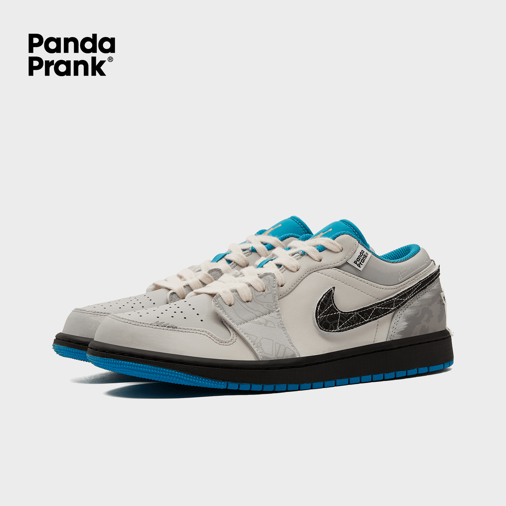 Swoop Down - Men's Jordan 1 Low Custom – PANDAPRANK