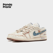 Intertwined Branches - Women's Jordan 1 Low Custom