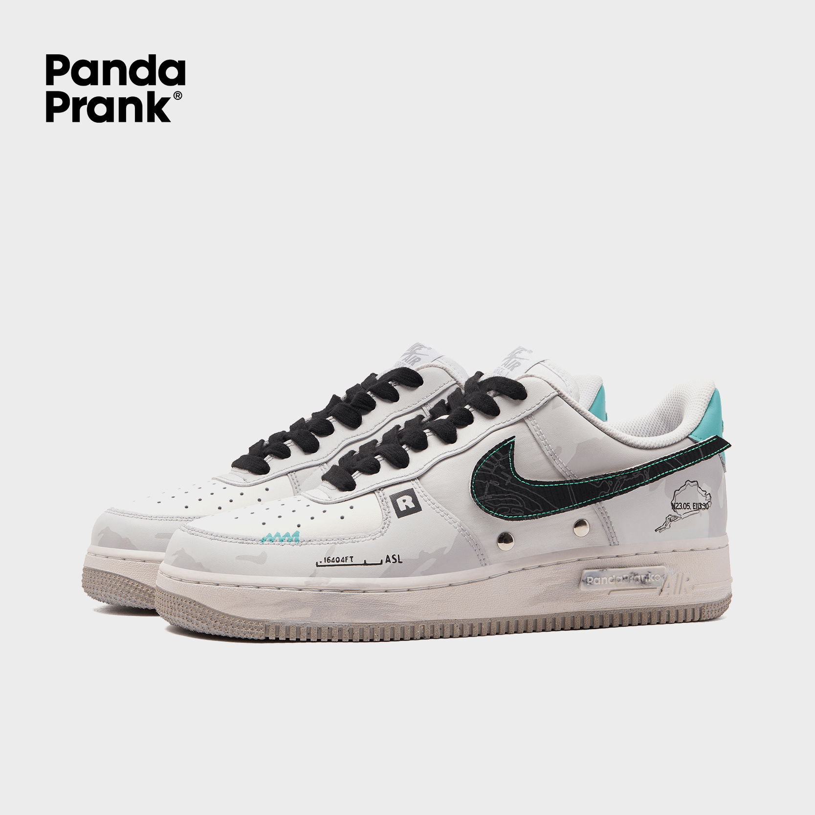 Subtle Men s Air Force 1 Low Custom Kicks Premium Skate Shoe US 11 White