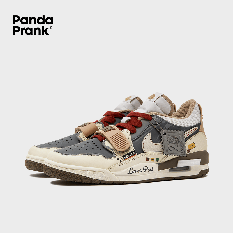 Trust and Love Game Men s Jordan Legacy 312 Custom US 7.5 Gray