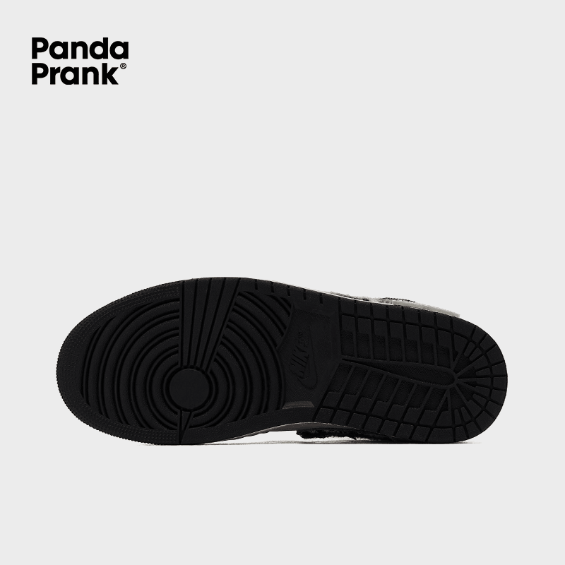First Snowfall - Men's Jordan 1 Mid Custom – PANDAPRANK