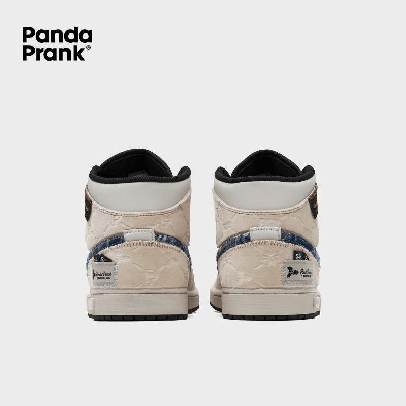First Snowfall - Men's Jordan 1 Mid Custom – PANDAPRANK First Snowfall - Men's Jordan 1 Mid Custom – PANDAPRANK