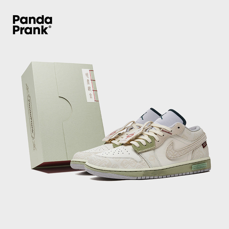 Serpent Swallowing Gold - Men's Jordan 1 Low