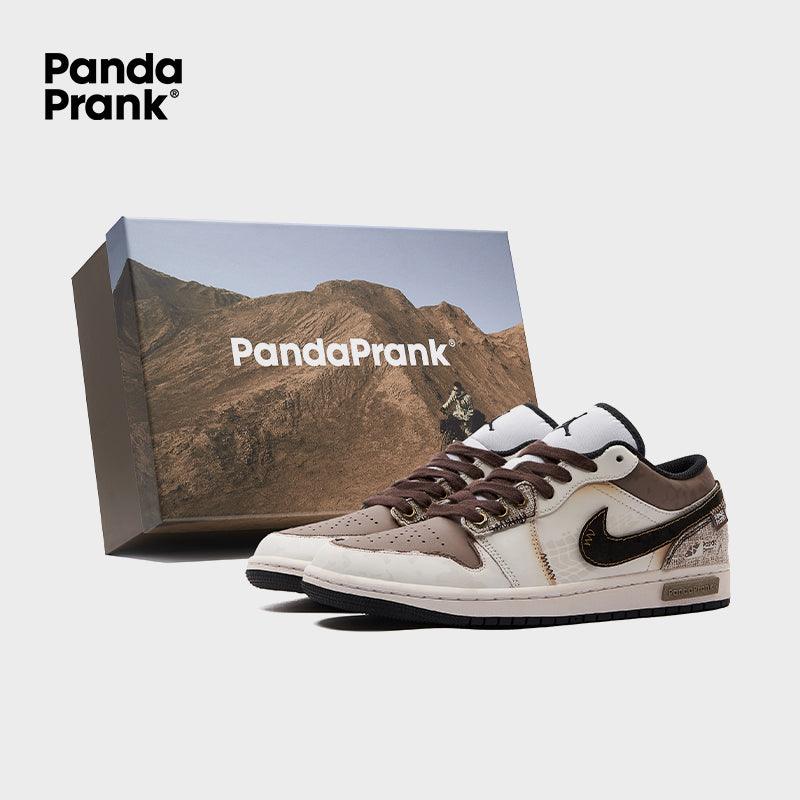 Sand Dust - Men's Jordan 1 Low Custom – PANDAPRANK