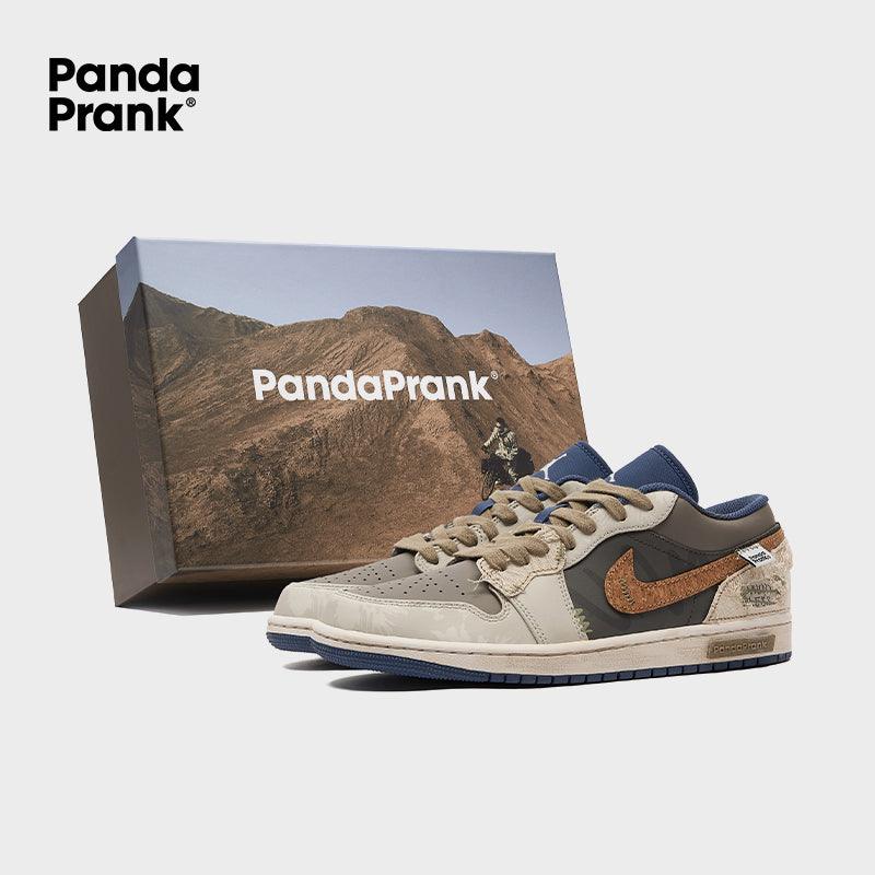 Land of Nowhere - Men's Jordan 1 Low Custom – PANDAPRANK