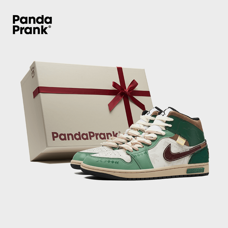 Twilight Winter Men s Jordan 1 Mid Custom US 8.5 Green