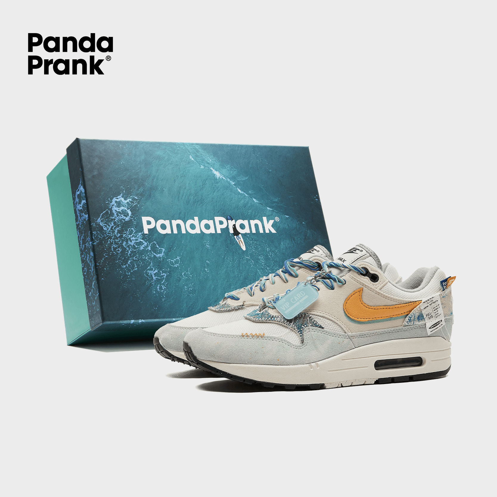 Ice Mint - Men's Air Max 1 Low Custom