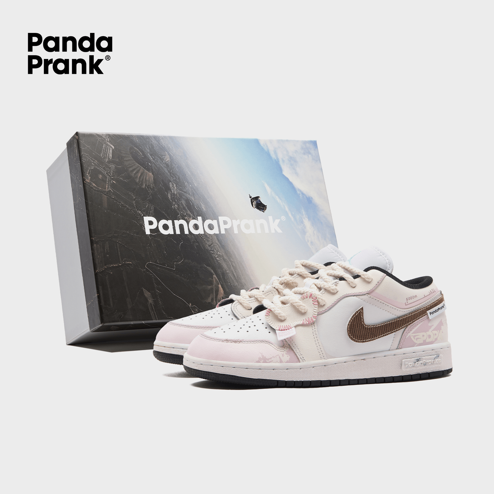 Rainbow Wings - Women's Jordan 1 Low Custom