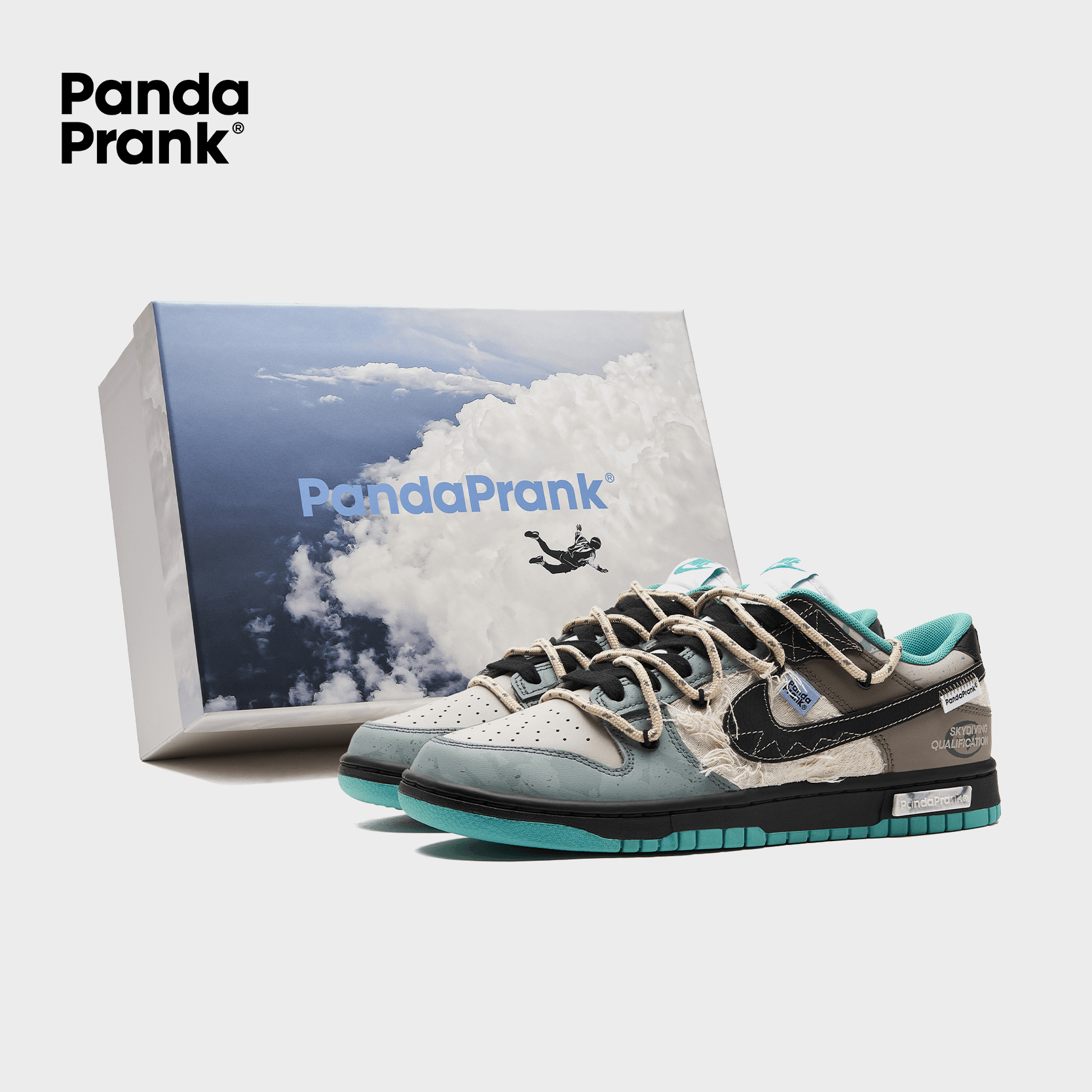 Foggy Field - Unisex Dunk Low Custom – PANDAPRANK
