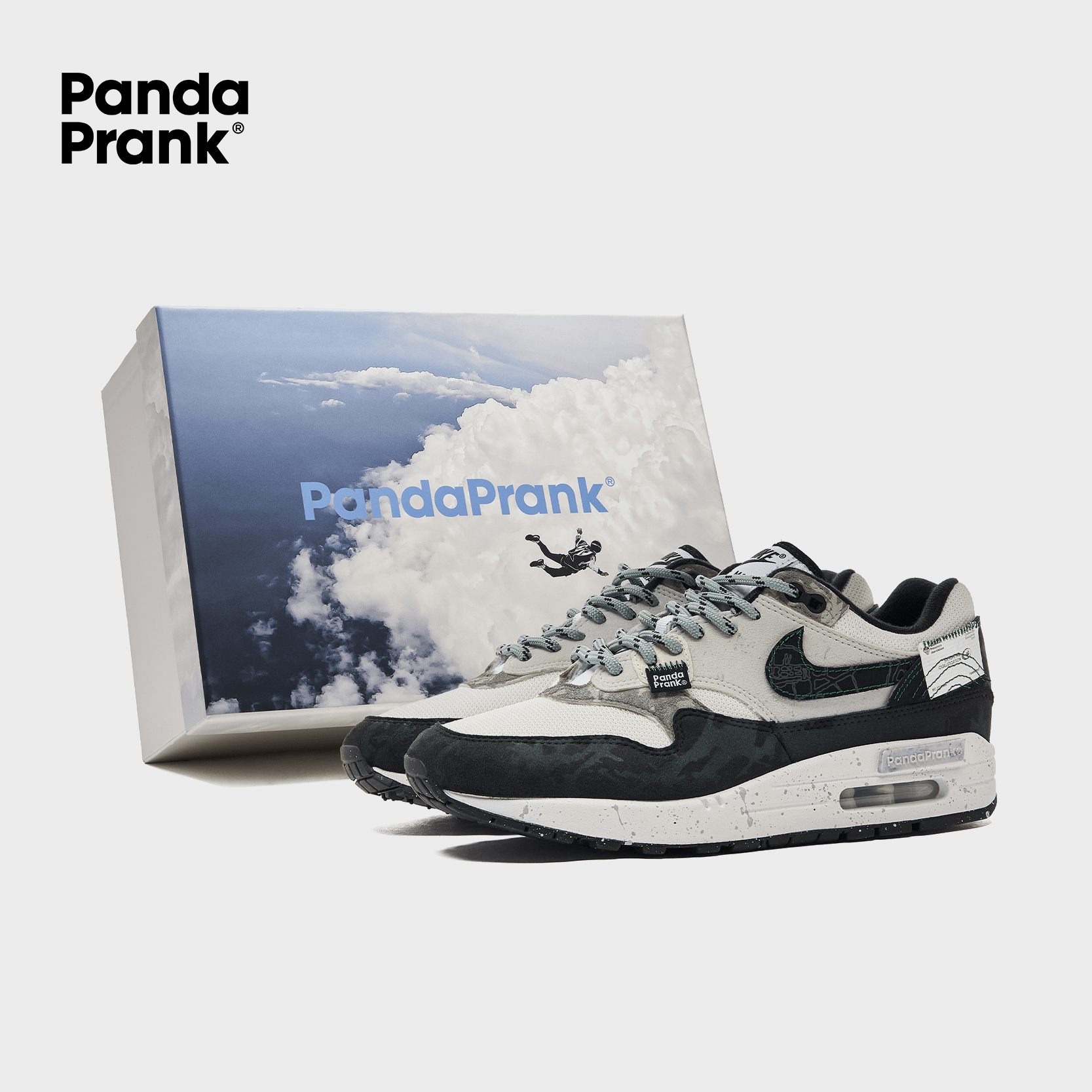 Strolling the Clouds Men's Air Max Custom – PANDAPRANK