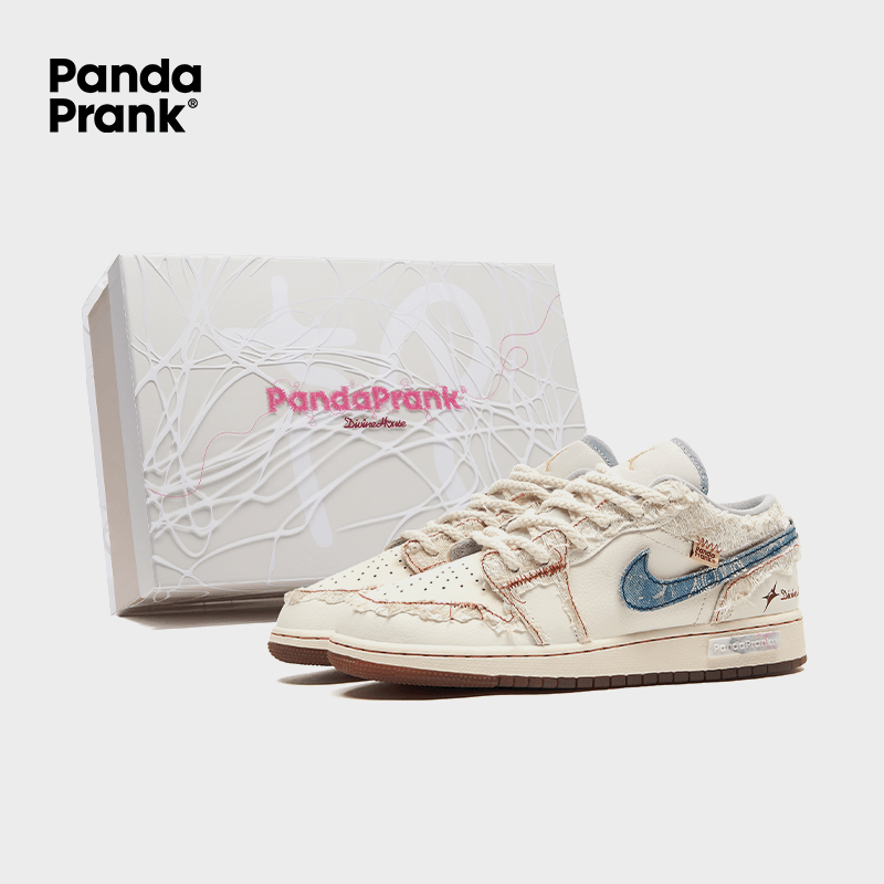 Intertwined Branches - Women's Jordan 1 Low Custom – PANDAPRANK