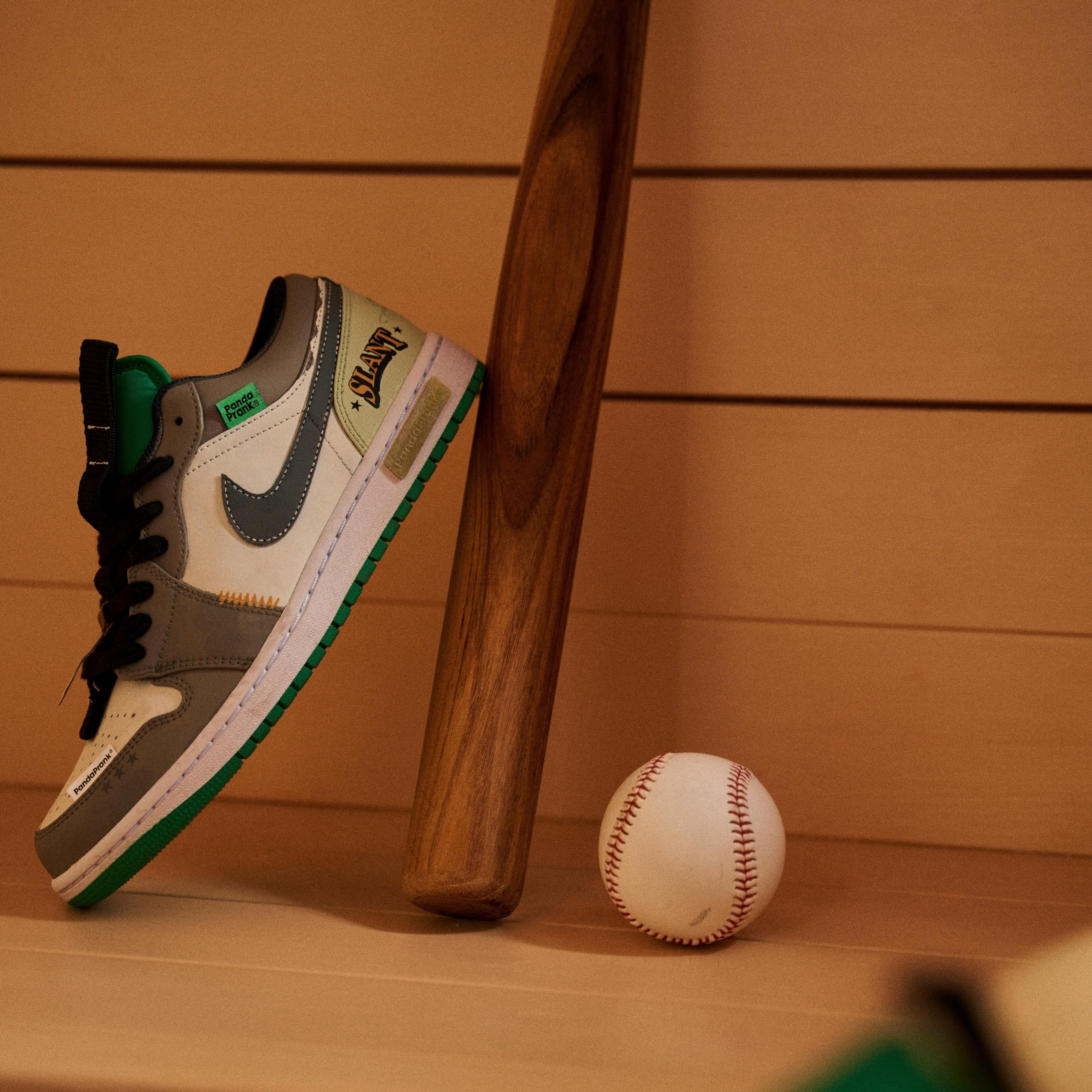 Grass - Men's Jordan 1 Low Custom